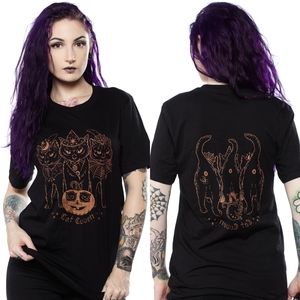*SOLD on Mercari* Cat Coven Halloween Tee